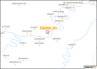 map of Fairplay