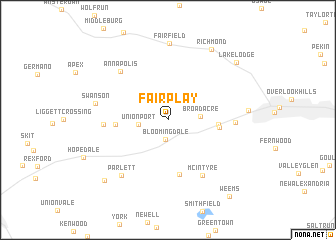 map of Fairplay