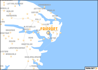 map of Fairport