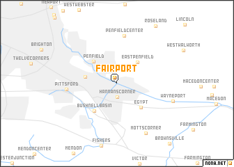 map of Fairport