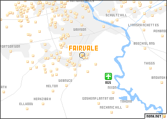 map of Fairvale