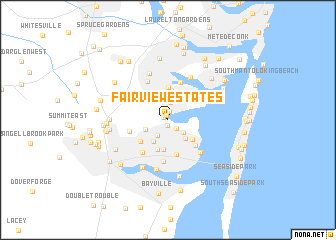 map of Fairview Estates