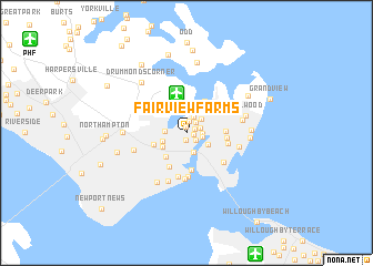 map of Fairview Farms