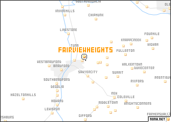 map of Fairview Heights