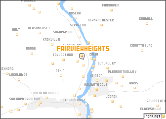 map of Fairview Heights