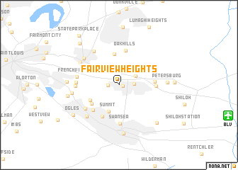 map of Fairview Heights