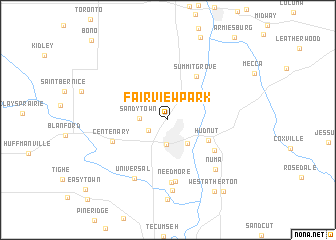 map of Fairview Park