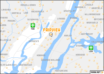 map of Fairview