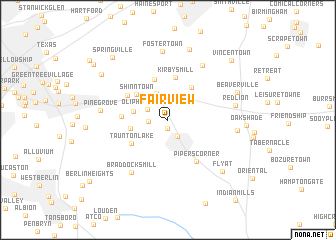 map of Fairview