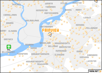 map of Fairview