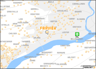 map of Fairview