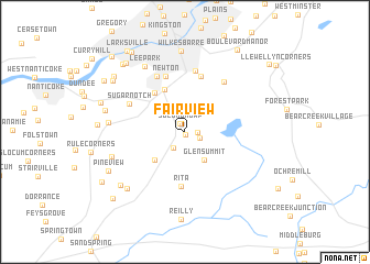 map of Fairview