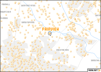 map of Fairview