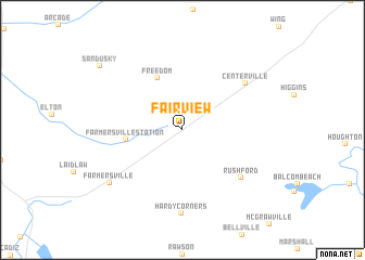 map of Fairview