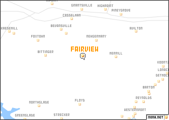 map of Fairview