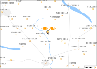 map of Fairview