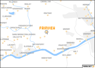 map of Fairview