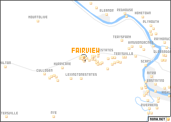 map of Fairview