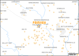 map of Fairview