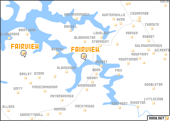 map of Fairview