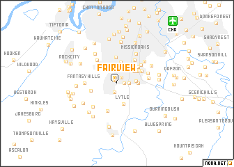 map of Fairview