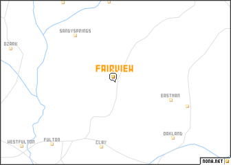 map of Fairview