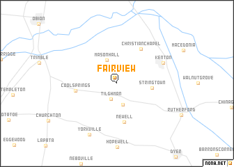 map of Fairview