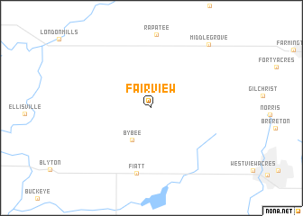 map of Fairview