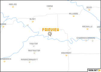 map of Fairview