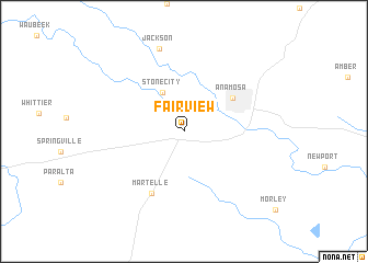 map of Fairview