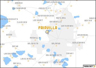 map of Fairvilla