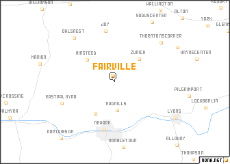 map of Fairville