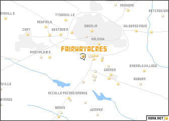 map of Fairway Acres