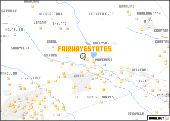 map of Fairway Estates