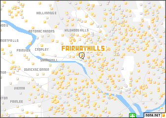 map of Fairway Hills