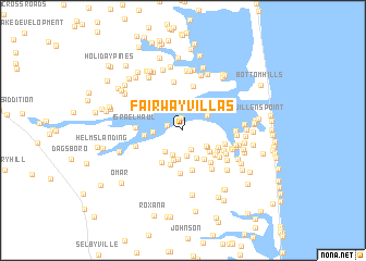 map of Fairway Villas