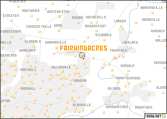 map of Fairwind Acres