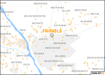 map of Fairwold