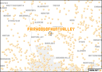 map of Fairwood of Hunt Valley