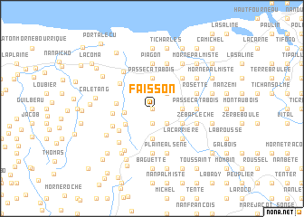 map of Faisson