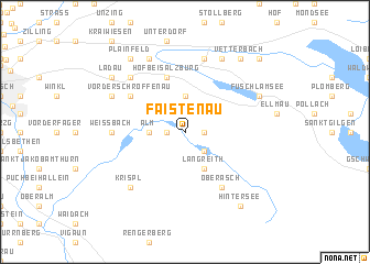 map of Faistenau