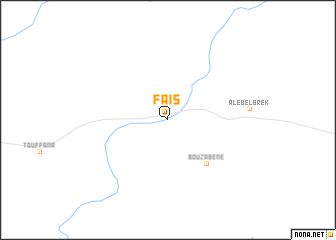 map of Fais