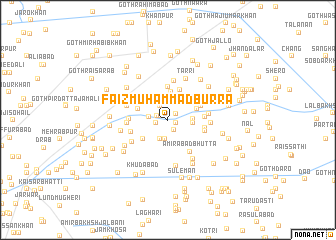 map of Faiz Muhammad Burra