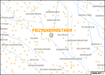 map of Faiz Muhammad Thāim