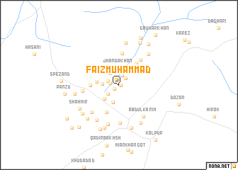 map of Faiz Muhammad