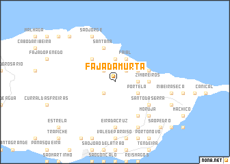 map of Fajã da Murta