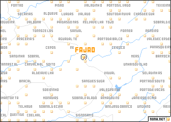 map of Fajão