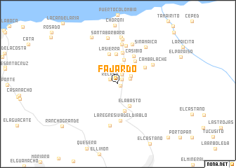 map of Fajardo