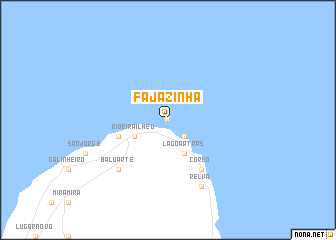 map of Fajãzinha