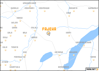 map of Fajewa